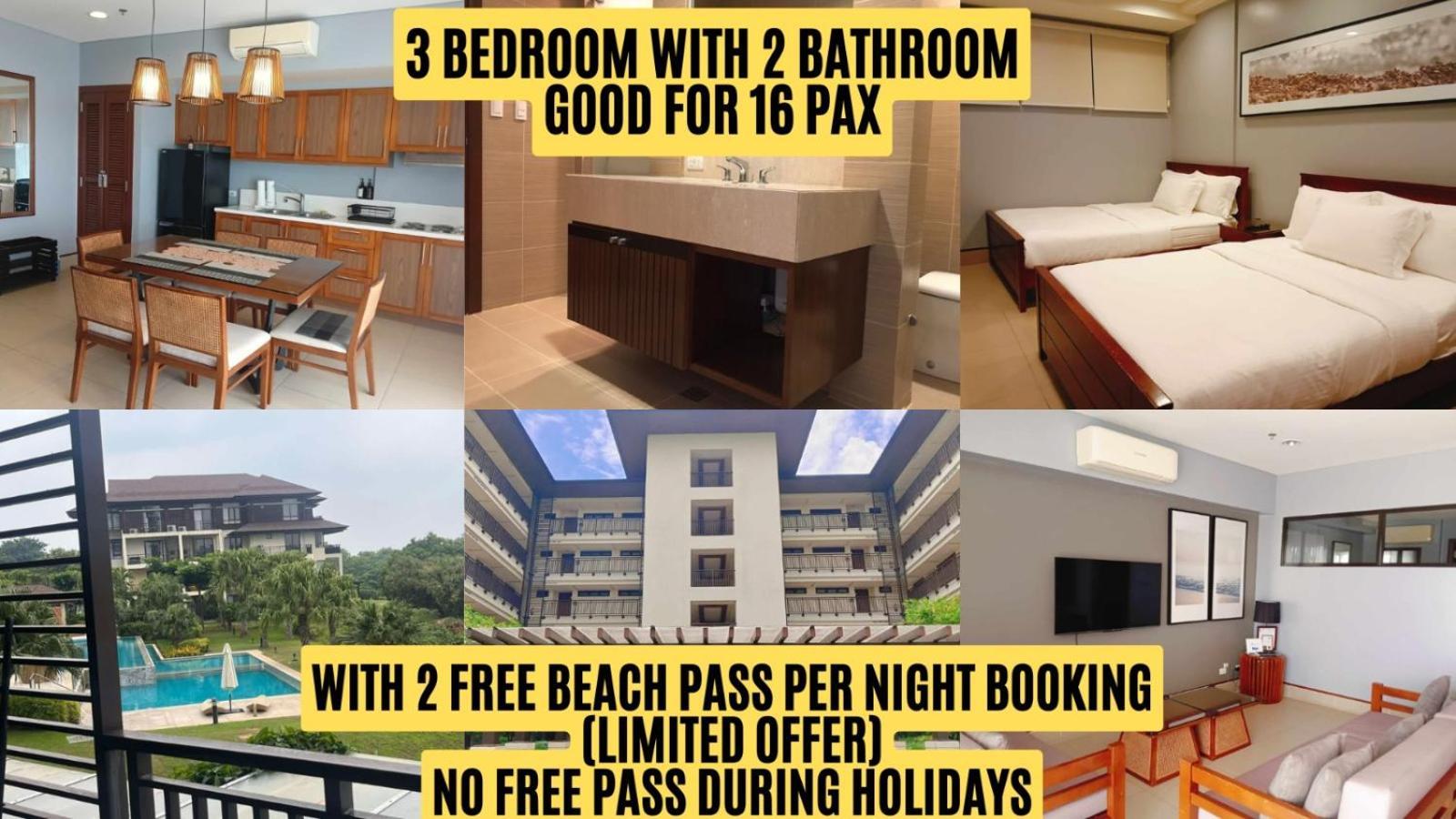 3 Bedroom / 2Ba - Anvaya Cove Courtyard Unit Morong  Ngoại thất bức ảnh